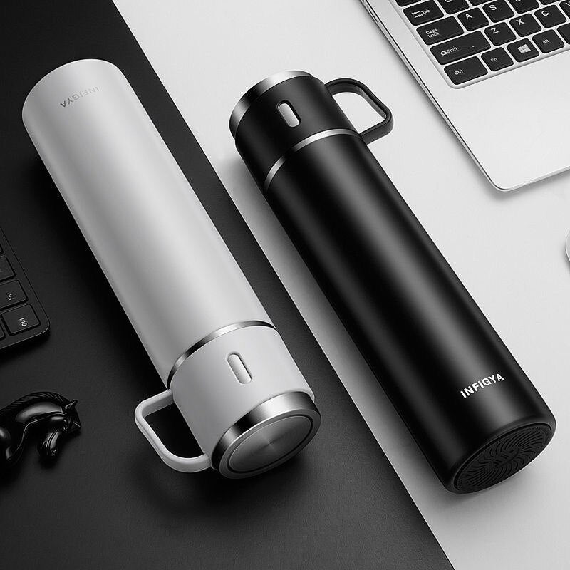 Stainless Steel Thermos Cup Large Capacity Vacuum Flask