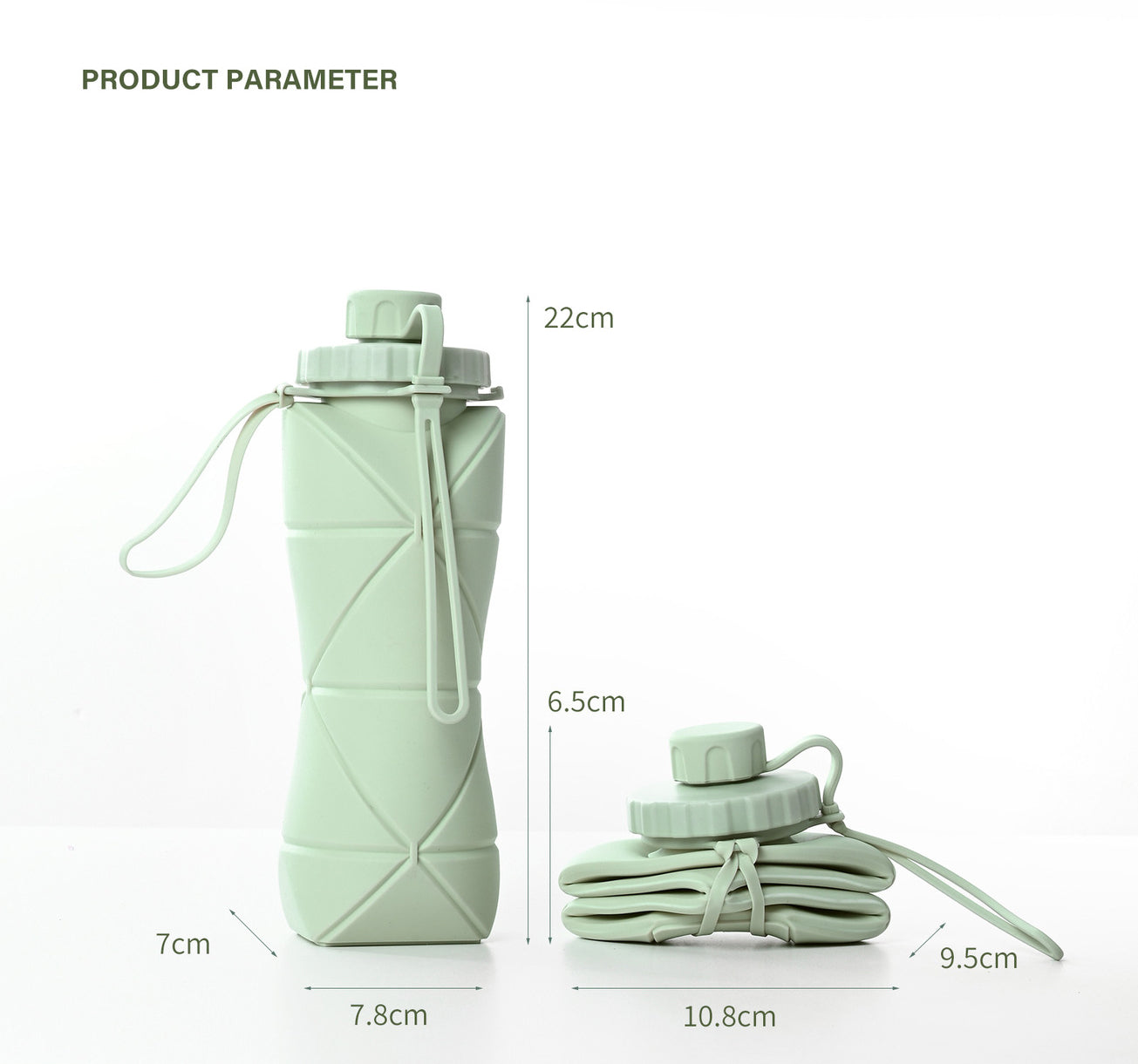 Foldable Silicone Water Bottle